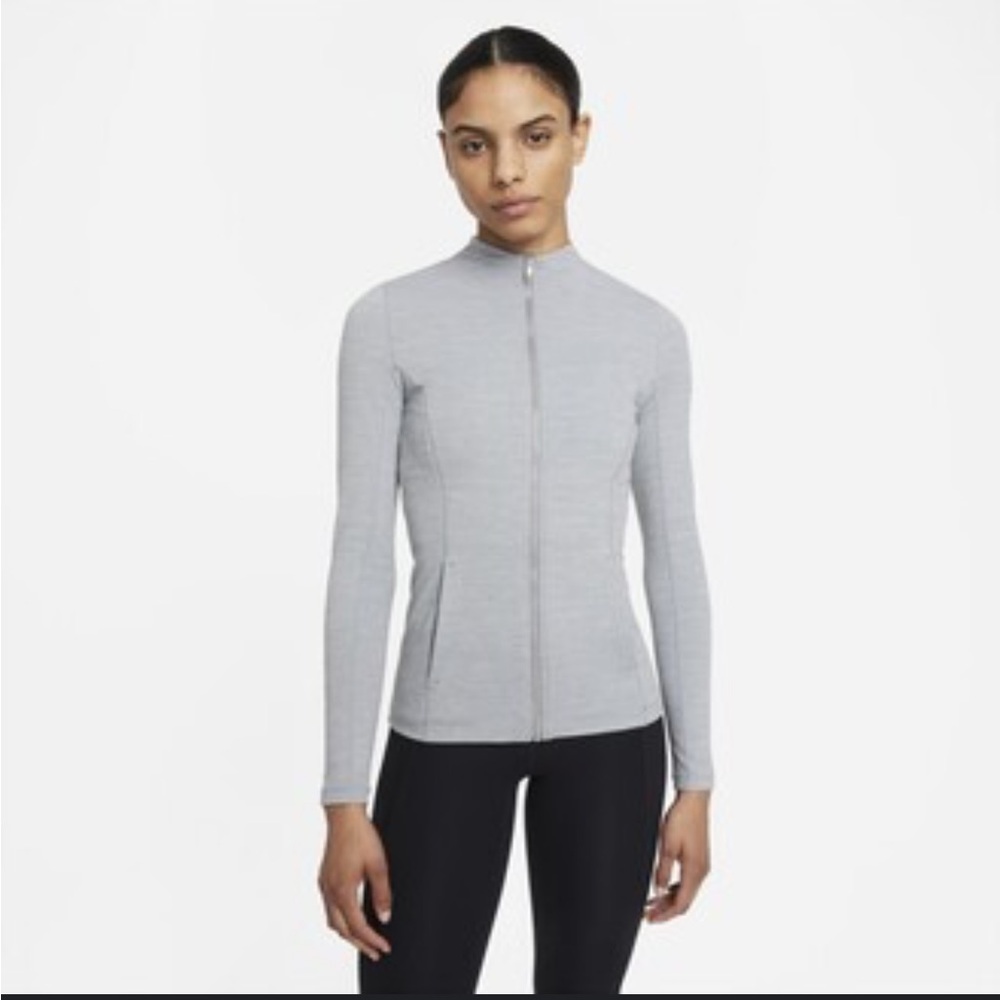 Nike Yoga Luxe Grey Full Zip Jacket